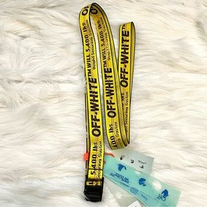 Off white mini industrial belt